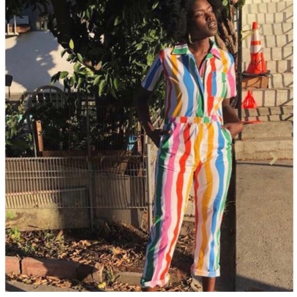 Nooworks Salvation Coveted Stripe Jumpsuit - image 1